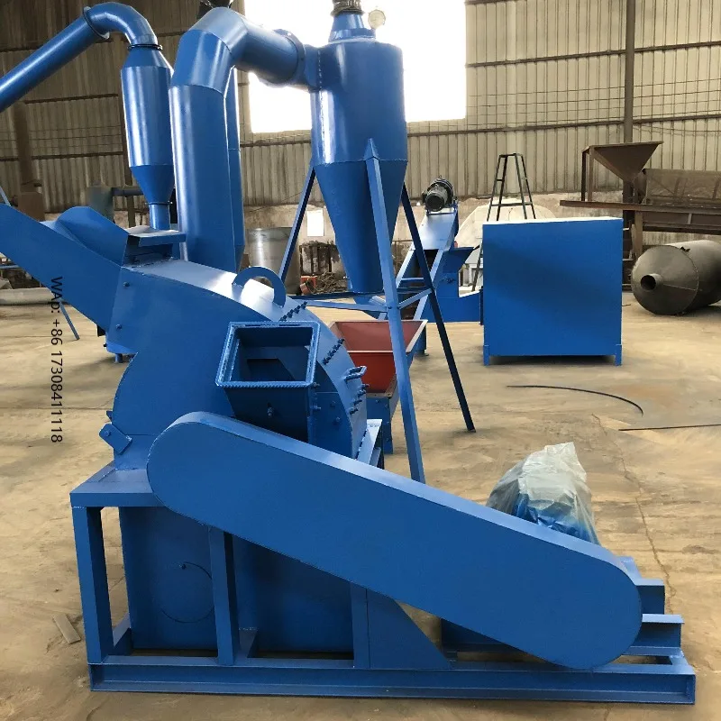 15hp Engine Wood Wood Log Chipper Nutshell Crusher for Wood Weed Crusher Electric