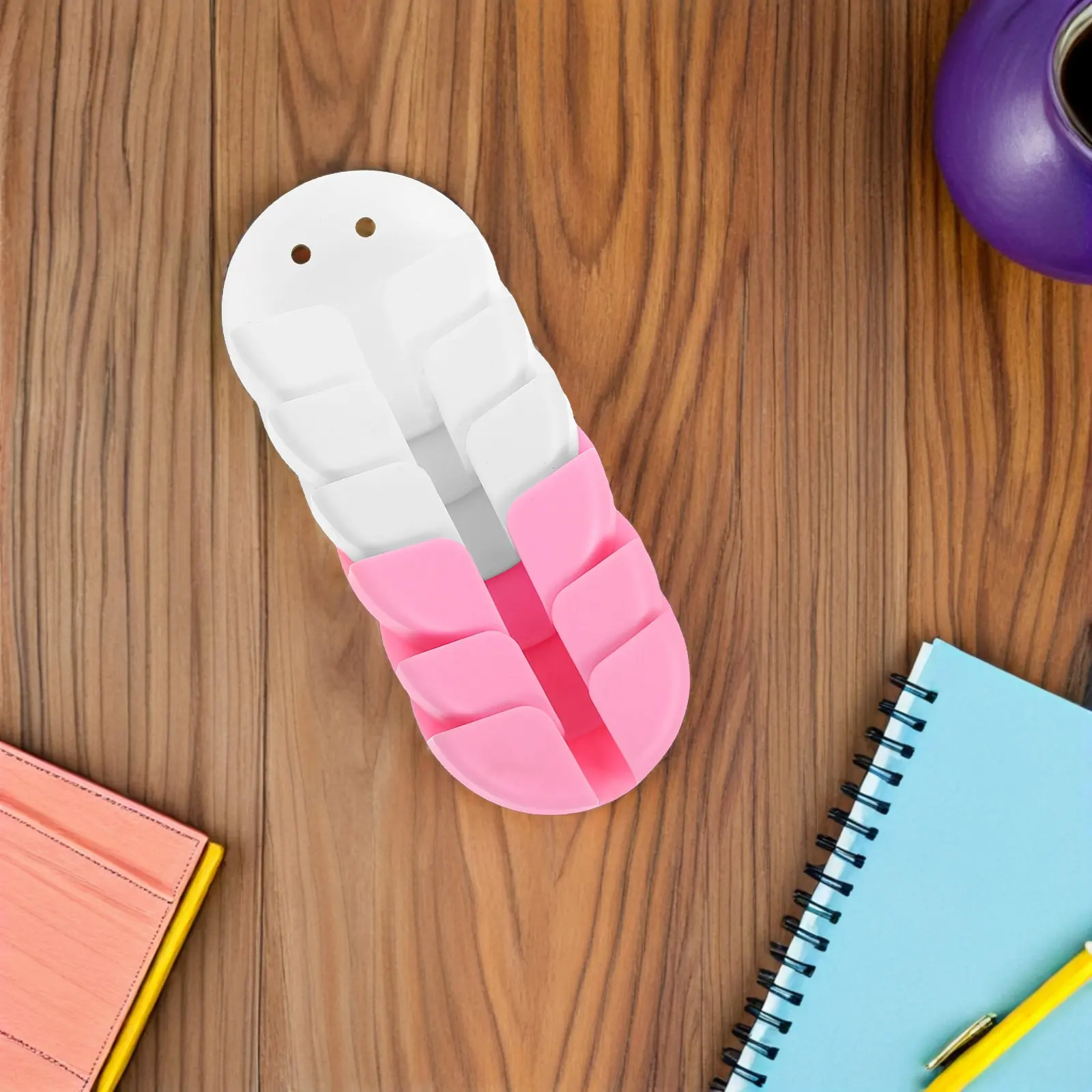 

Набор из 12 держателей для вилок с клейкой основой, настенные крючки для розеток, дизайн «Улыбающаяся мордочка», без сверления, органайзер для проводов для кухни, спальни, офиса