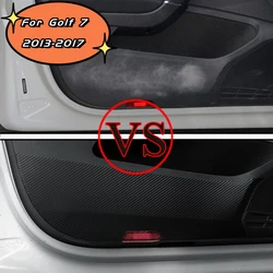 Carbon Fiber Inner Door Panel Cover Sticker for Volkswagen VW Golf 7 MK7 7.5 MK7.5 2012 - 2019 Auto Stickers