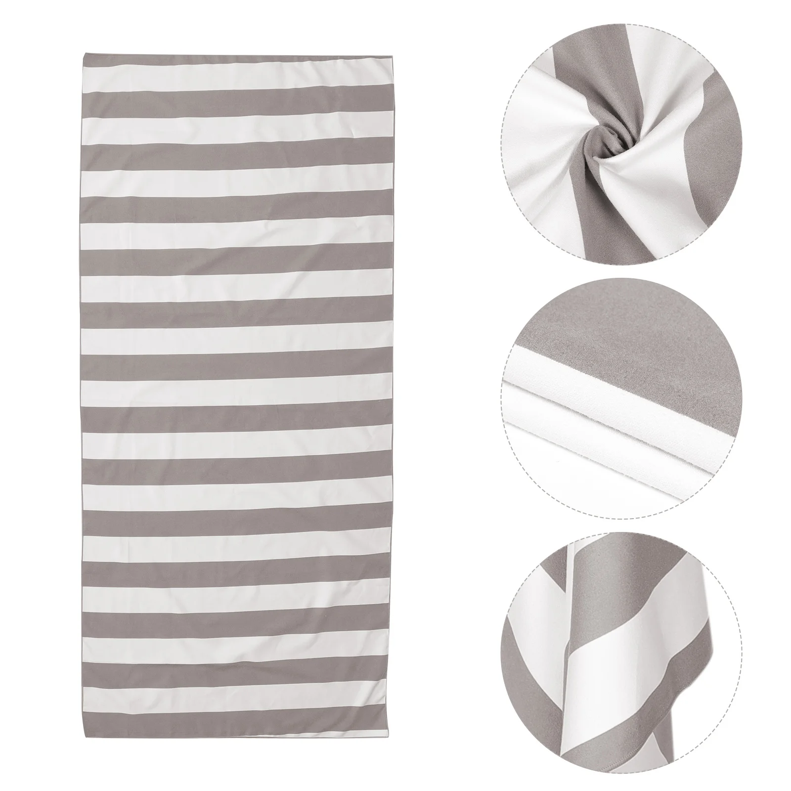 

1Set Large Beach Towel Quick-Drying Comfortable Skin-Friendly Multi-Function Super Absorbent Towel for Outdoor Beach Travel