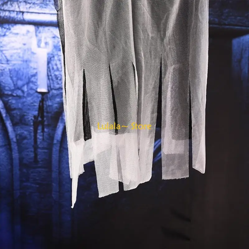 Y4QA قناع شبح رعب صوت ينبعث منه ضوء معلق شبح معلق شبح تعويم شبح