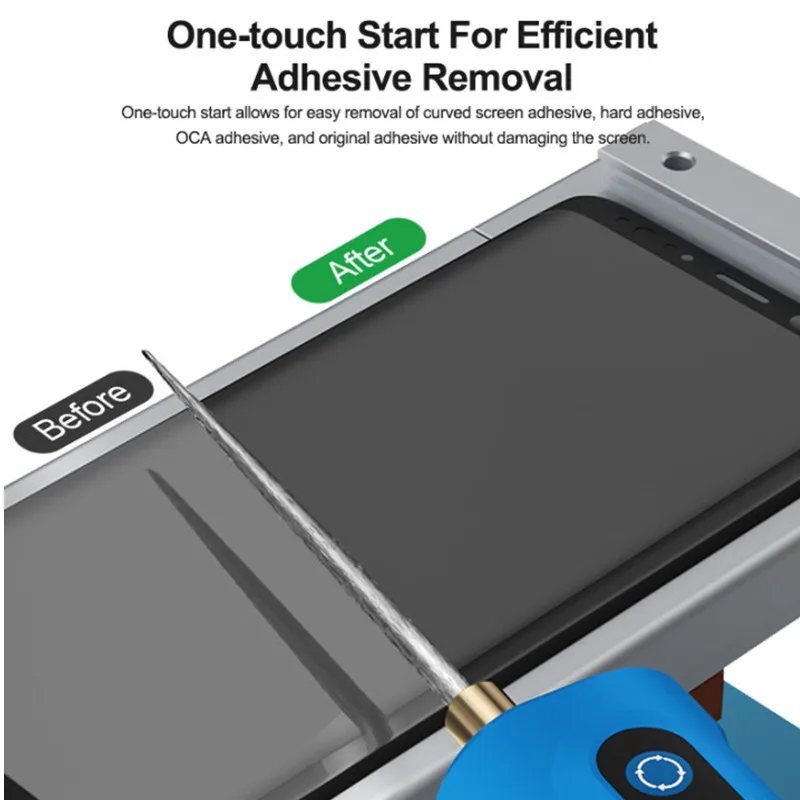 RELIFE LG1 أداة إزالة الصمغ للهاتف المحمول كفاءة إزالة لاصق OCA الغراء ملصق مضاد للمياه إزالة إصلاح مجدد