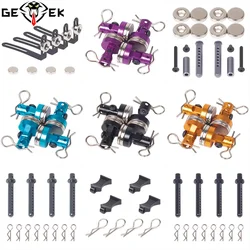 4 pezzi RC Car Body post forte supporto magnetico con Clip per 1/10 RC Crawler Axial SCX10 TRX4 HSP HPI Tamiya Redcat Sakura