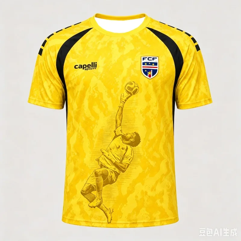 2026 케이프베르데 보지냐 1번 골키퍼 축구 유니폼 여름 스포츠 남성 티셔츠 아동복 티셔츠 여성 사이클링 유니폼 썸네일 4