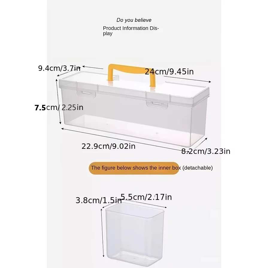 1/7pcs Tool Parts Storage Box Set Multi-Compartment Tool Organizer,Sorting Box for Screws,Wrenches,Hardware Accessories,and Toys