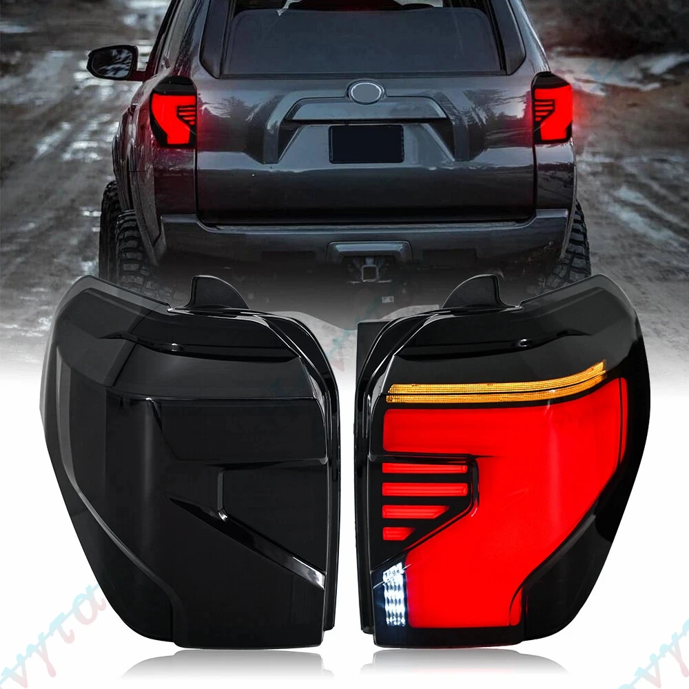 Pair LED Taillights For 2010 2011 2012 2013 2014-2023 Toyota 4Runner 4 Runner Taillamp Rear Lamp Brake Fog Turn Signal Light