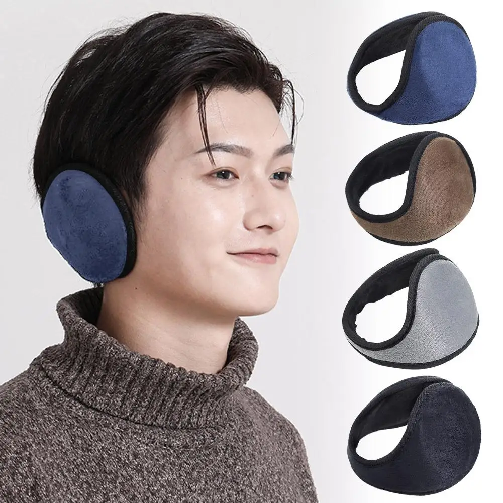 NEW Thicken Plush Windproof Earmuffs Men Women Ear Warm Protector Winter Warm Fleece Earmuff Outdoor Cycling Warmer Ear Muffs