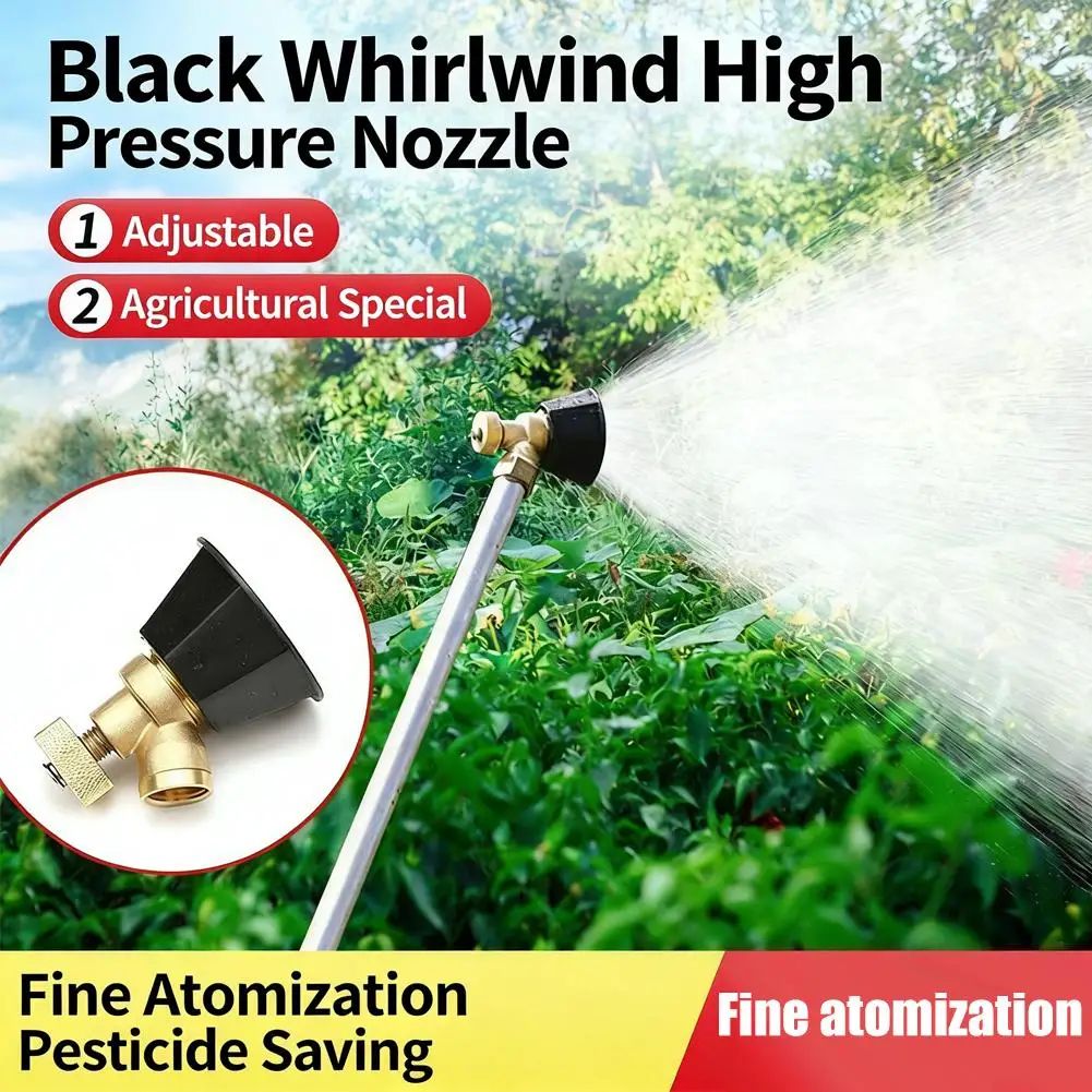 Agricultural Cyclone Air Vortex High-pressure Nozzle Adjustable Windproof Sprayer Dosing Atomization Adjustable Spray 1-10PCS