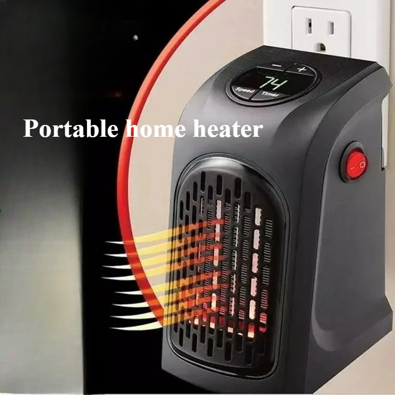 Air Heater Cold and Warm Heater Small Electric Heater for The Home Desktop Office Desktop Portable Heating Fan