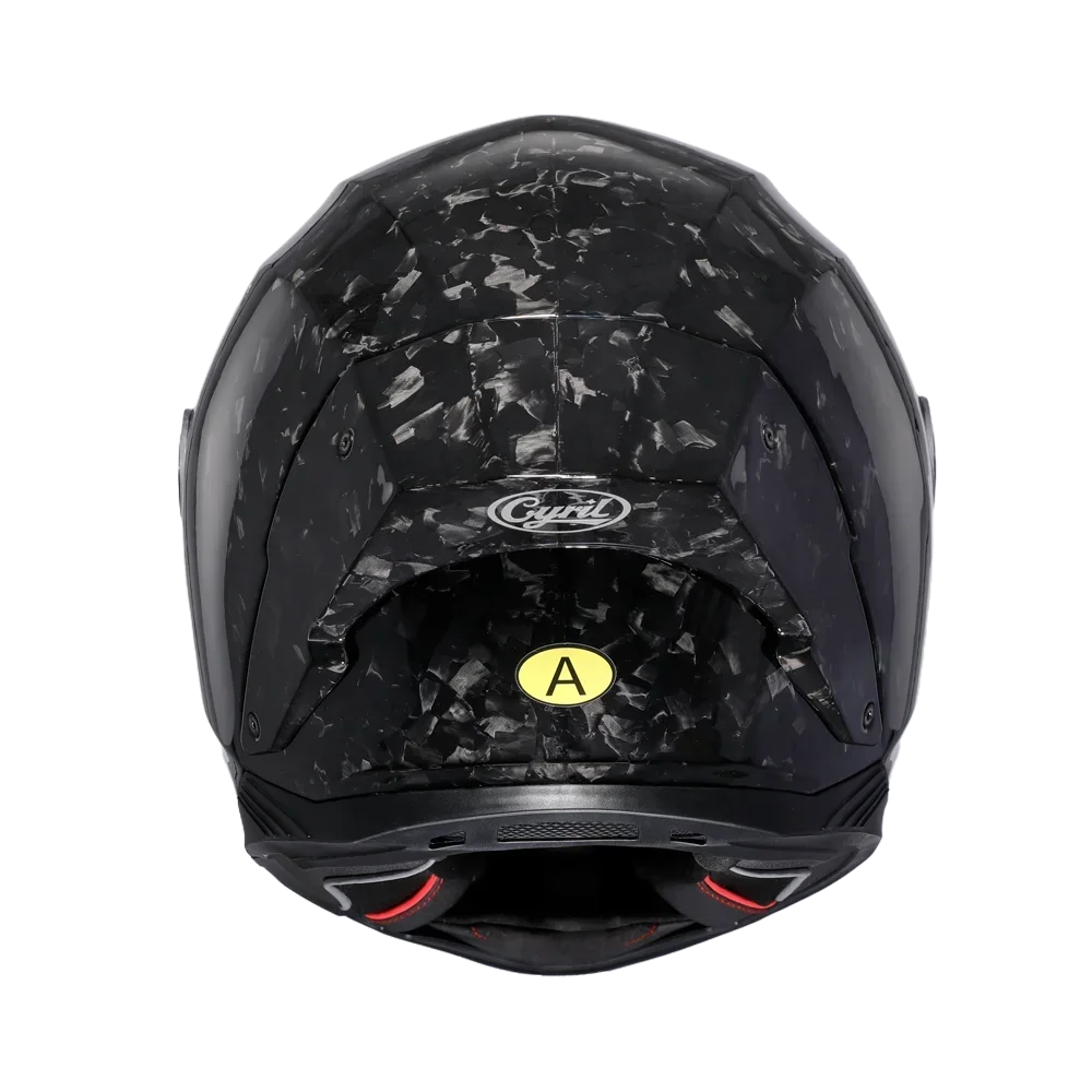 Cascos de motocicleta de cara completa de Kevlar de fibra de carbono ligeros Unisex casco de carreras aprobado por DOT ECE CYRIL Casque Moto