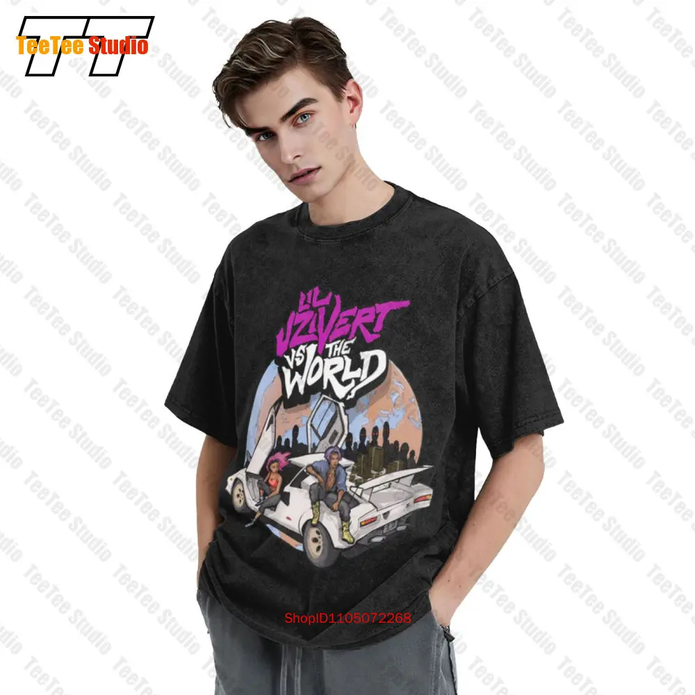 تي شيرت Lil Uzi Vert Vs The World Vintage كبير الحجم Yk1059 VPOS #3