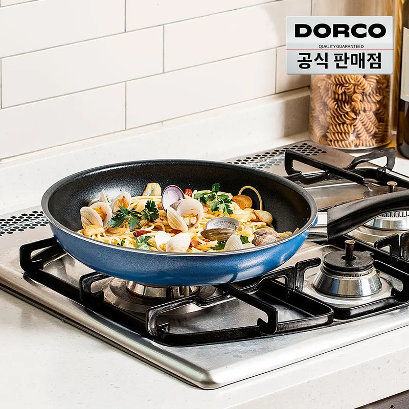 Sartén Dorco Pure Light Ash Blue, sartén Wok 24 cm ~ 30 cm