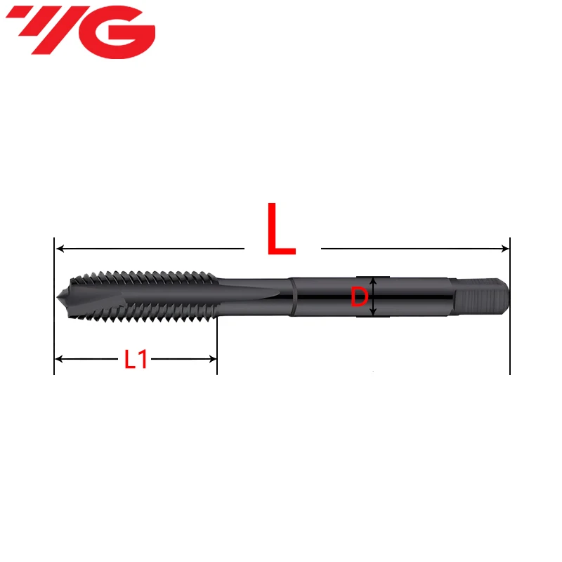 1 шт. YG-1 T1023/T1022 HSSE INOX Метрический спиральный метчик с коническим концом M1M2M3M4M5M6M7M8 M10 M12M14 M16 M18M20 M22M24 для машинной нарезки резьбы