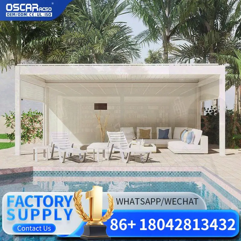 3 × 3 جراج منفذ السيارة الحديث المقاوم للماء مع ستائر دوارة هيكل الظل الخارجي العريشة #1