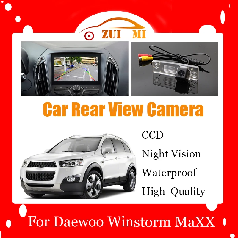 Car Reverse Rear View Camera For Daewoo Winstorm MaXX 2011~2013 CCD Full HD Night Vision Backup Parking Camera Shockproof