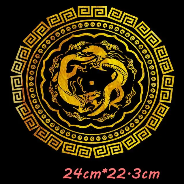 Dragon Patch Element Patches for Clothing Heat Transfer Sticker Parches Termoadesivos Para Ropa Iron on Transfers for Clothing