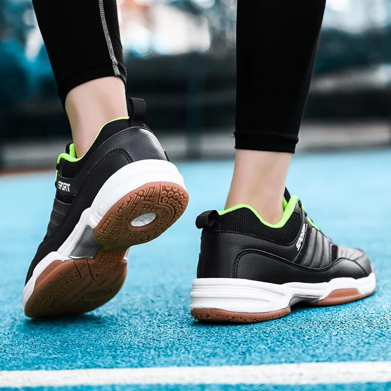 New men's women's badminton shoes lightweight lace-up shoes casual walking shoes table tennis shoes tennis shoes