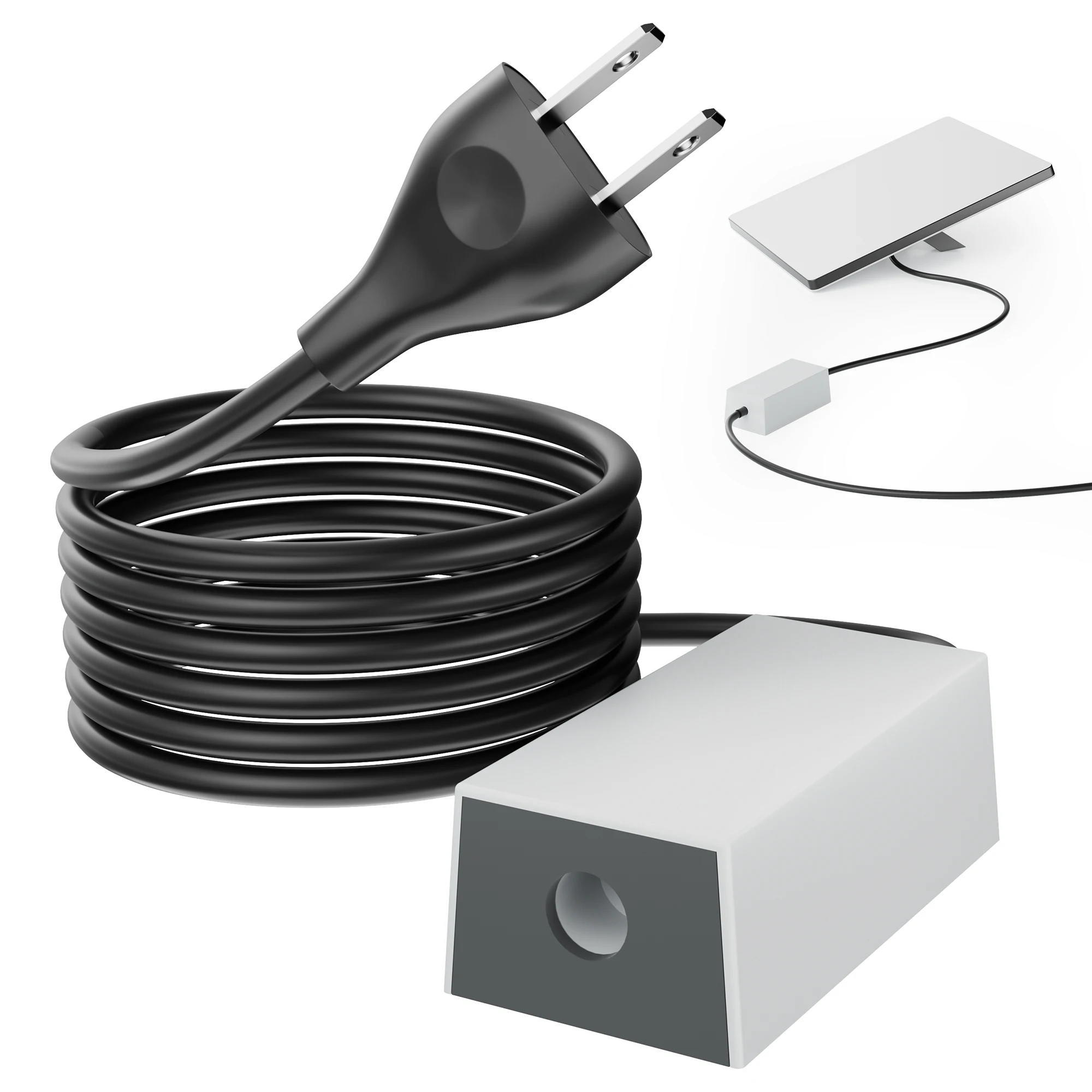 Starlink Mini AC Power Supply Starlink Mini Extension Power Cable Output 60W Wall Charger Plug Smaller Plug Footprint 5.9FT