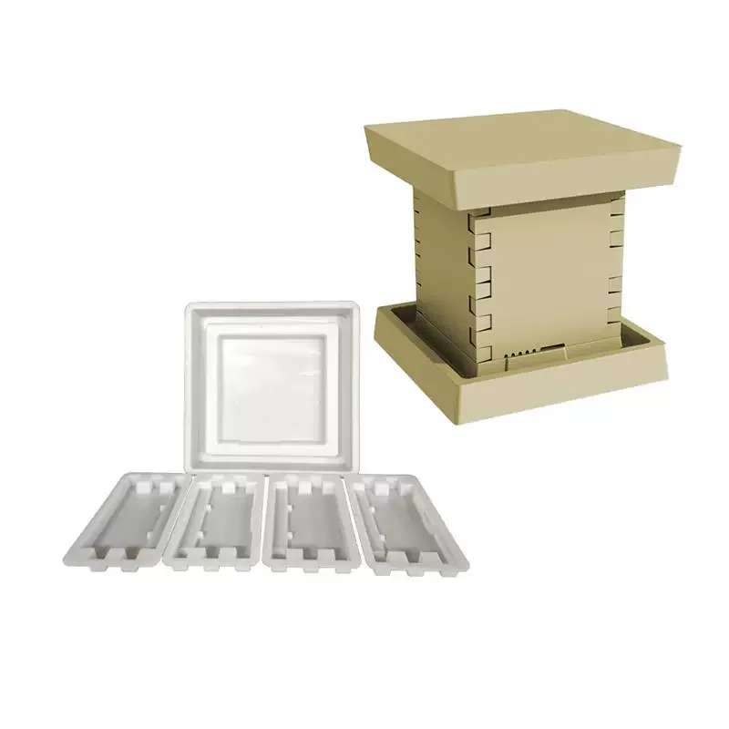 Thickened Concrete Beehive Mold, Reusable Cement Hive Box Form for Zhongfeng & Yifeng Bees, Heavy Duty Beekeeping Mould