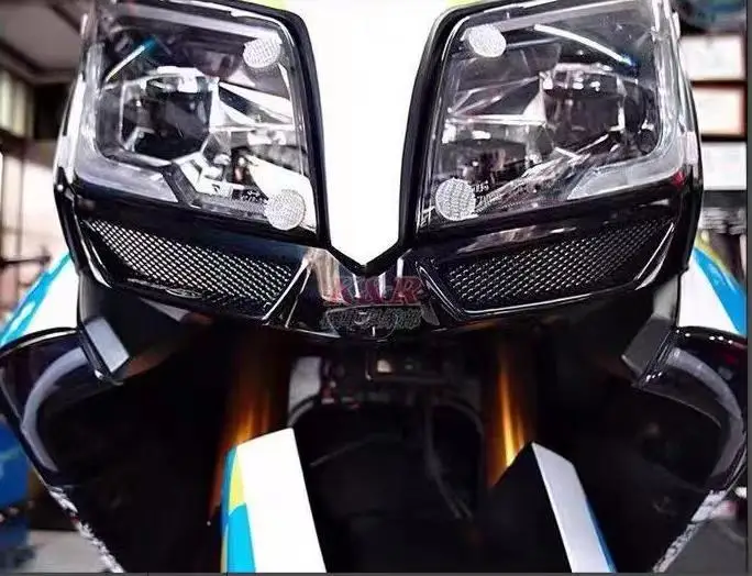 

Motorcycle Accessories Front Fin Cover Spoiler for Yamaha TMAX530 2015 2016 T-MAX 530 Fixed-air Wing Air Intake