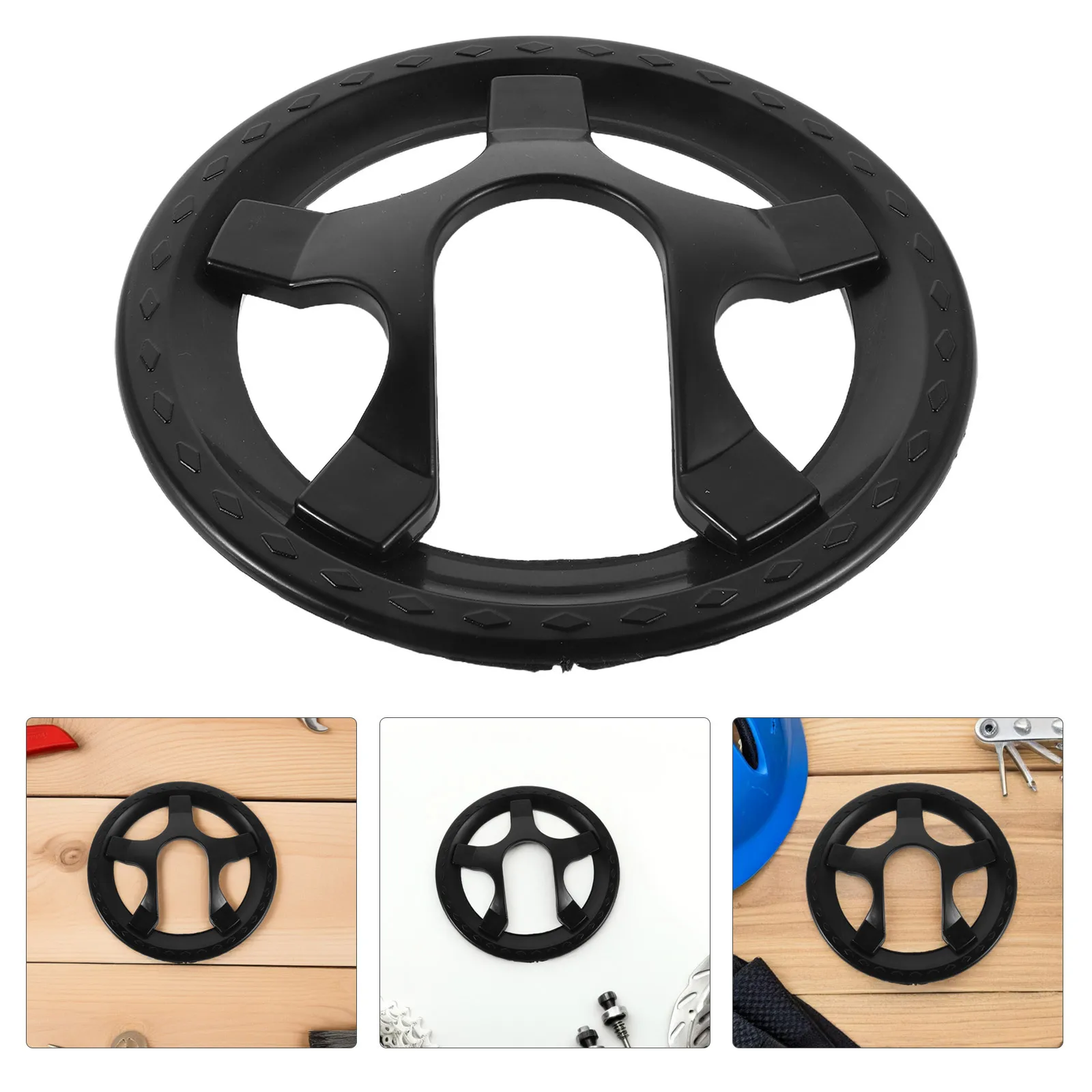 

36T Bike Chainring Protector Durable Universal 5-Hole Guard for Mountain Fixed Gear Bicycle Chain Cover