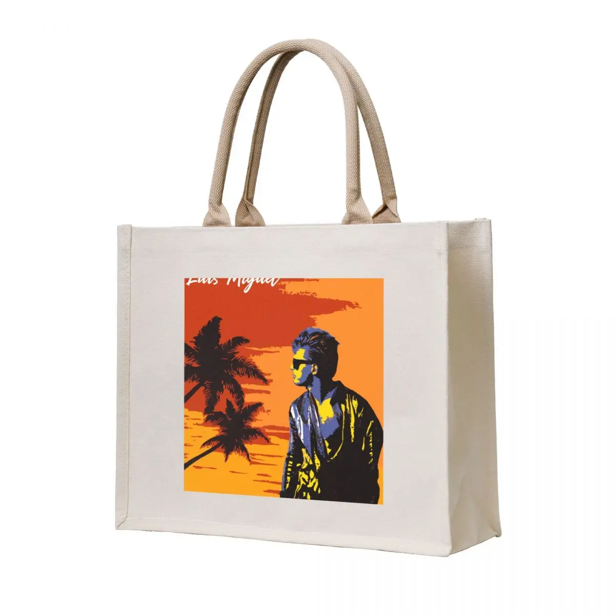 Luis Miguel Beach Tote Bag supermarket folding bag shopping trolley bag eco pack