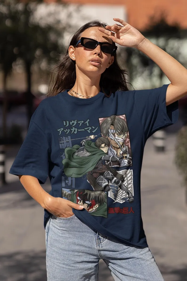 Leader Unisex T-shirt - Japanese Anime, 2000s Manga Style, Epic Battle Design, Classic Japan Influence,