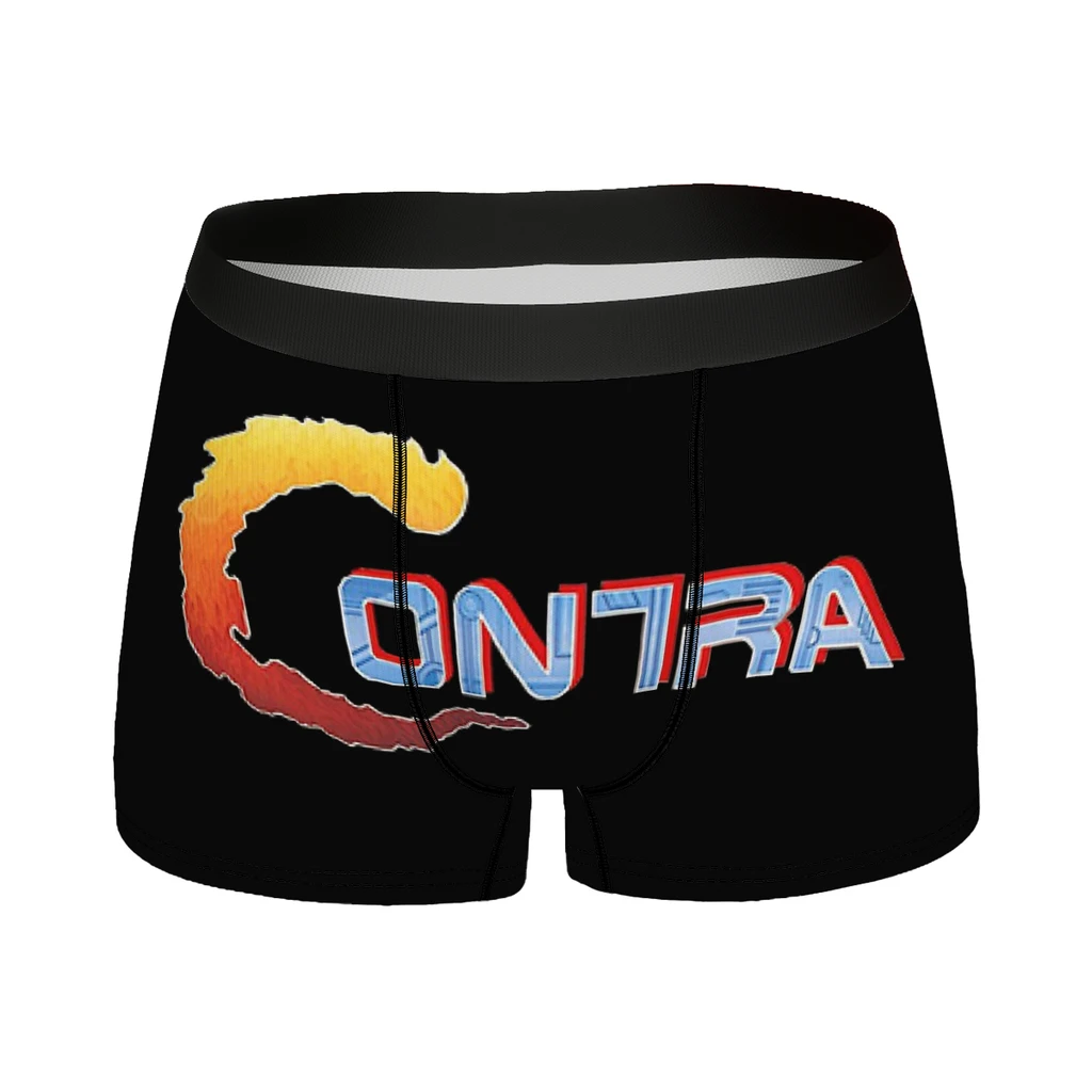 Arcade Retro Game Game Contra Underpants Cotton Panties Man Underwear Sexy Shorts Boxer Briefs