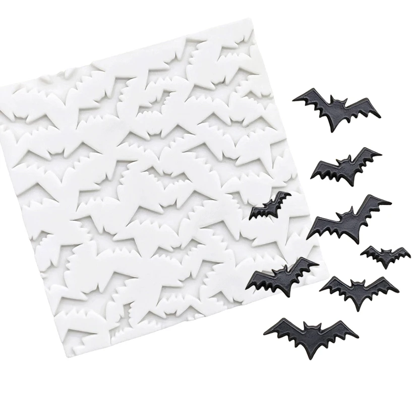 Bat Halloween Silicone Cake Baking Mold Sugarcraft Chocolate