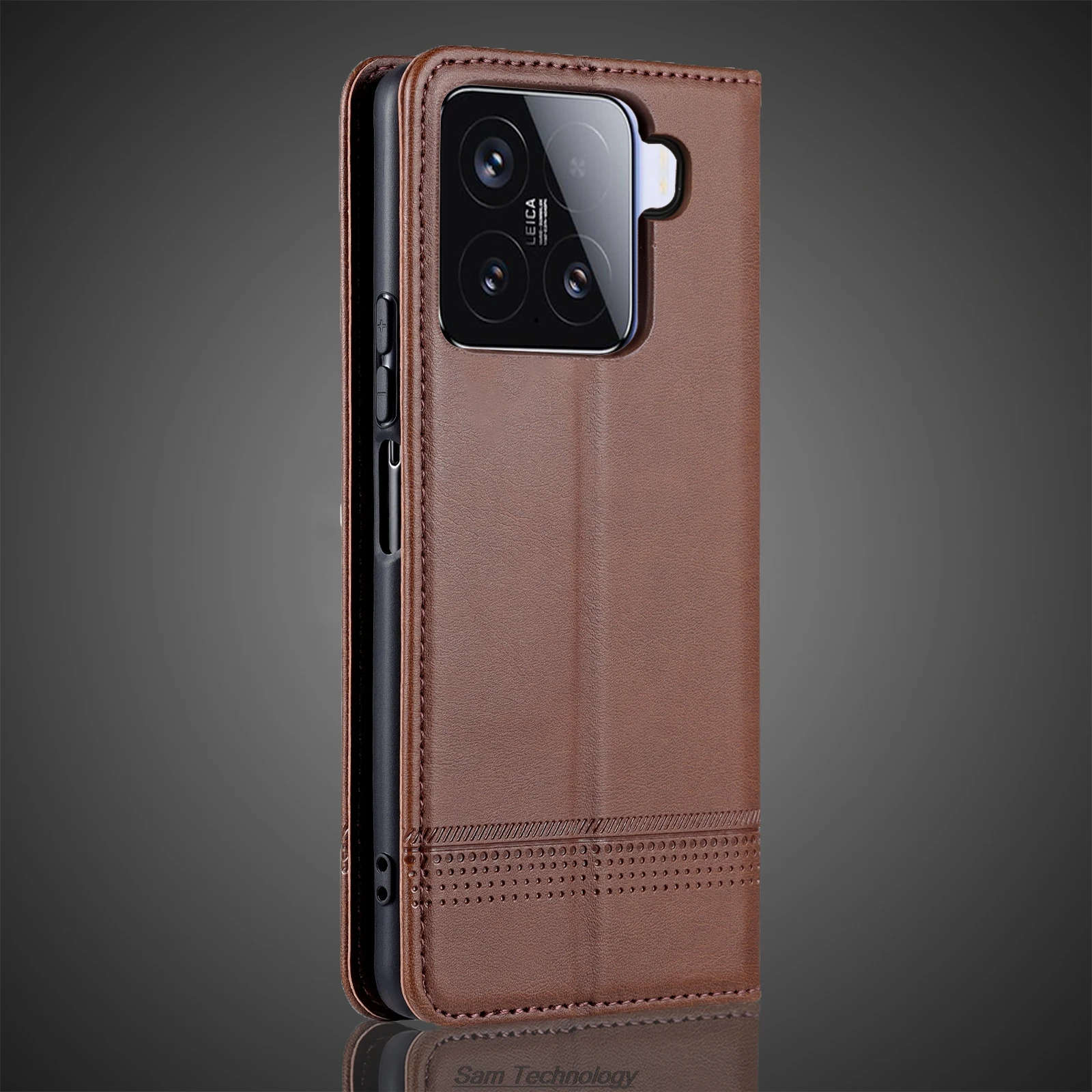 Deluxe Magnetic Adsorption Leather Fitted Case for Xiaomi 15 Mi15 Xiaomi15 6.36\