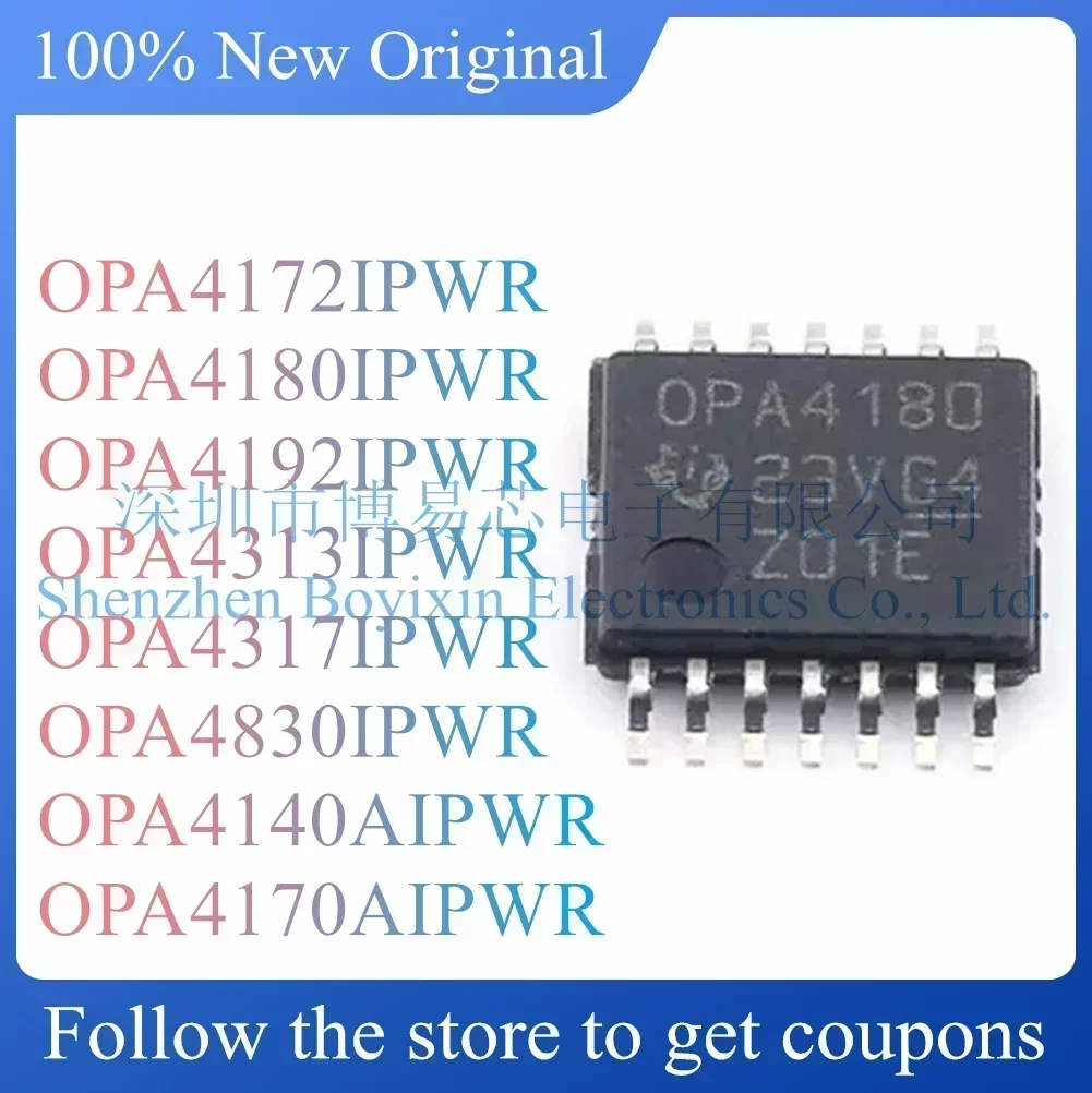 

OPA4172IPWR OPA4180IPWR OPA4192IPWR OPA4313IPWR OPA4317IPWR OPA4830IPWR OPA4140AIPWR OPA4170AIPWR Standard version