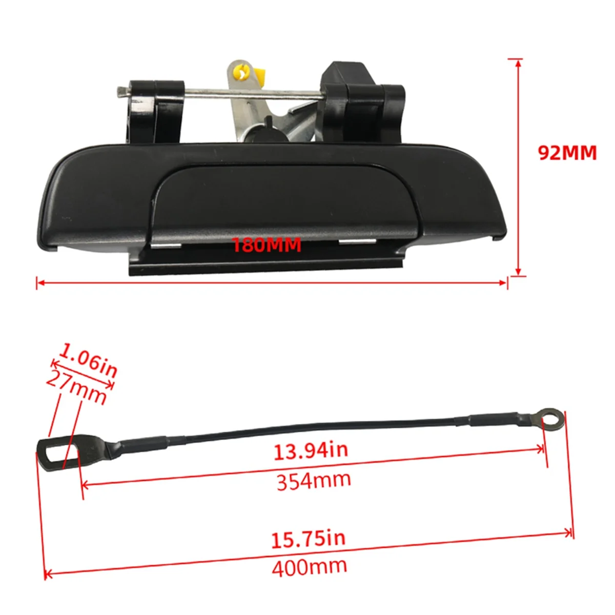 

Tailgate Door Handle + Cable for Toyota Tacoma 95-04 65770-04030