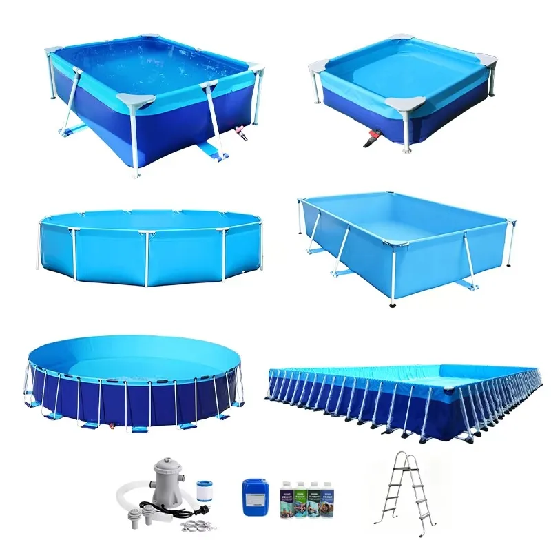 

Durable Steel Frame Pool PVC Liner for Commercial Water Park