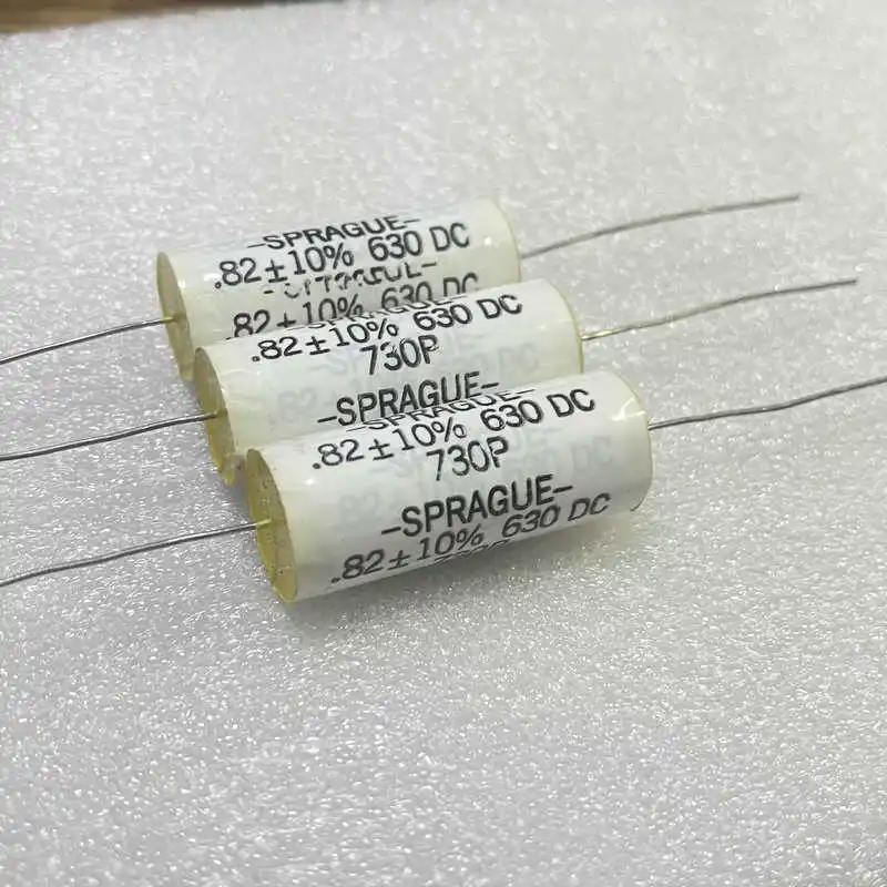 2PCS/LOT  730P 0.82UF 630V 824K Copper Foot Audio Coupling Capacitor