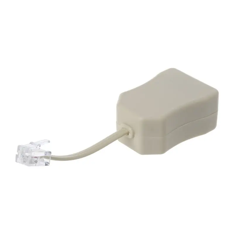 Adaptador interfaz RJ11, módem ADSL, teléfono, Fax, separador divisor en línea, envío directo