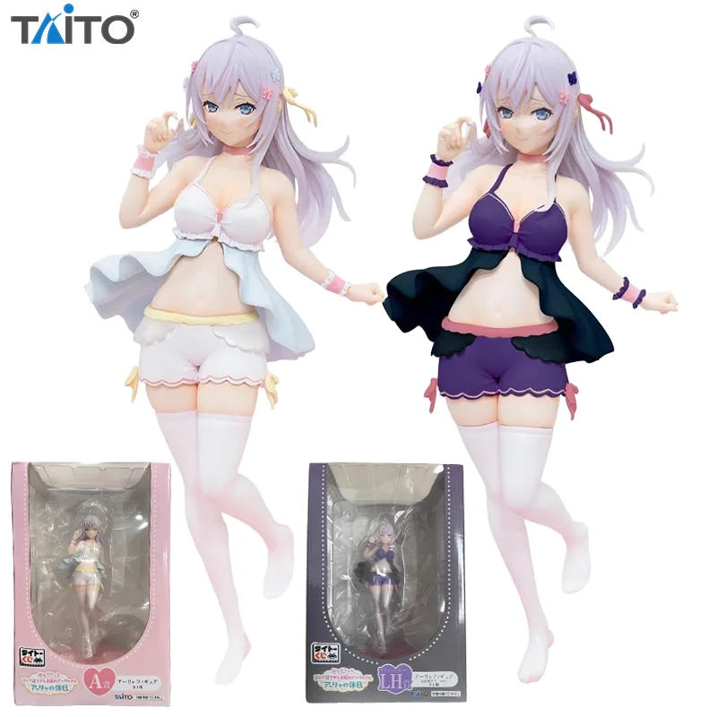 

Taito Kuji Alisa Sometimes Hides Her Feelings In Russian Alya Rest Day Kawaii Аниме Фигурки для девочек Модель игрушки Подарки для детей