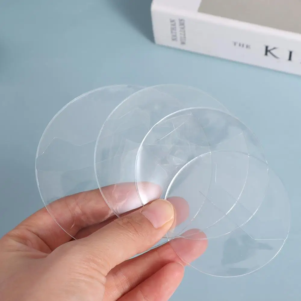 5Pcs Badge Protector Ita Bag Pin Case Transparent Protective Badge Display Sleeve Anime PVC Badge Protective Sleeve Storage Case