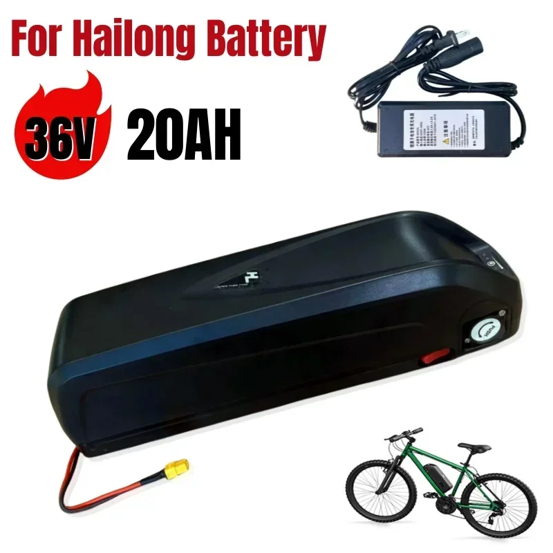 

36V Hailong E-Bike Battery 36V 20Ah 10S6P 18650 LG Battery Pack, For Scooter Mountain Bicycle 1500W 1000W 750W 500W 250W