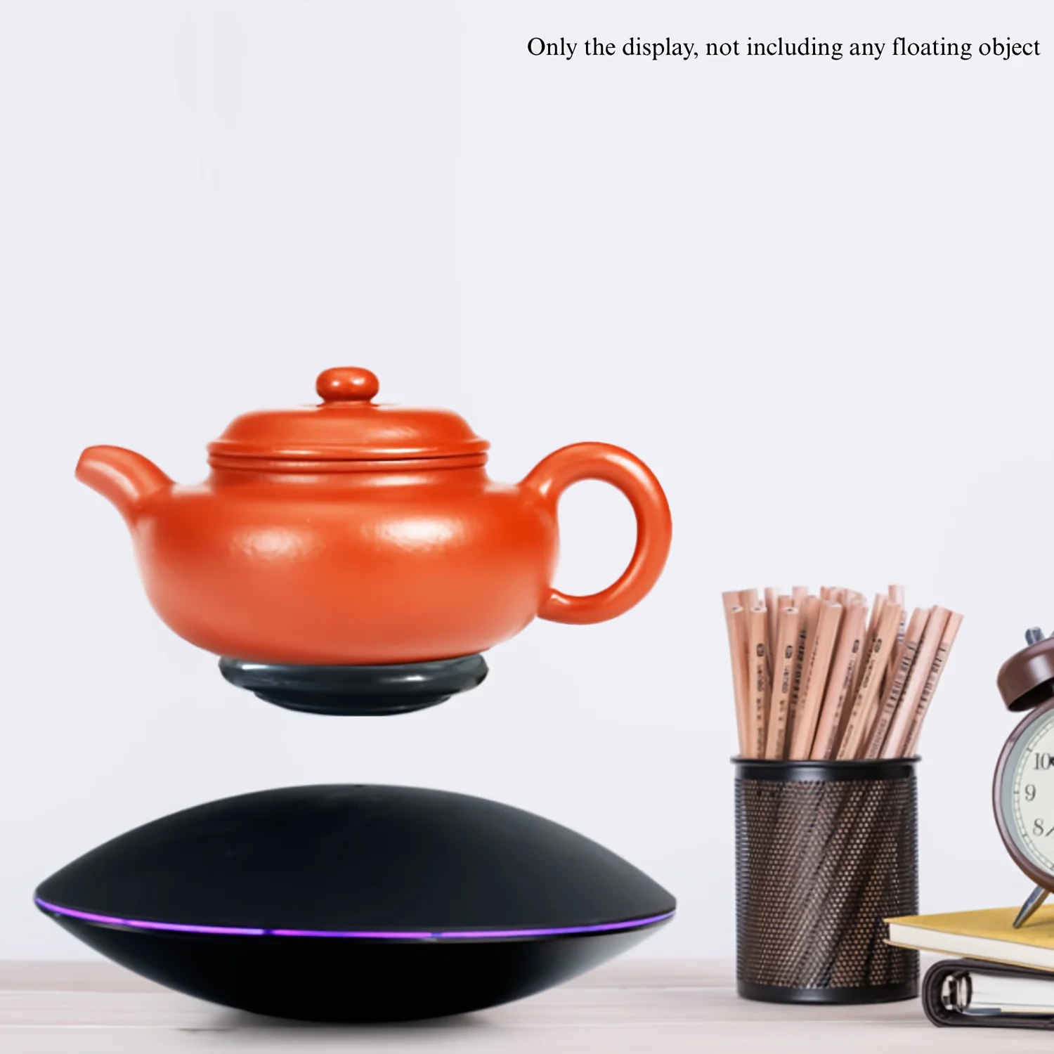 Floating Display Stand | with Levitation Base & Rotation Rack - Compatible for Figures, Miniatures, Dolls, Collectibles