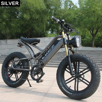 20 inch 1000W Electric Cruiser Bike For Adults Electric Bicycle with 48V 20Ah Removable Battery Dual Shock Absorber E-Bike