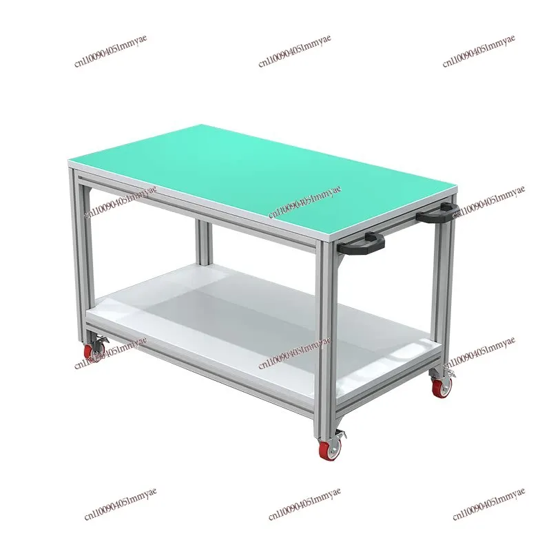 

Aluminum Alloy Anti-static Workbench Movable Cart Supports Custom Workshop Workbench