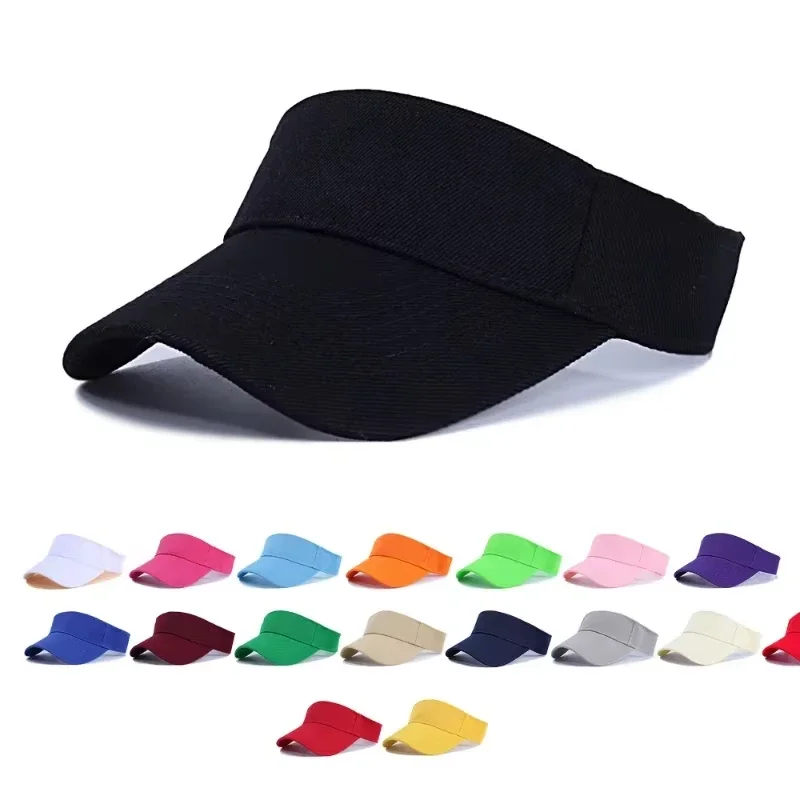 

Sun Hat Summer Tennis Cap Sun Visor Hat Sunscreen Outdoor Sports Baseball Topless Tennis Duck Tongue Cap Shade Hollow Top Hat