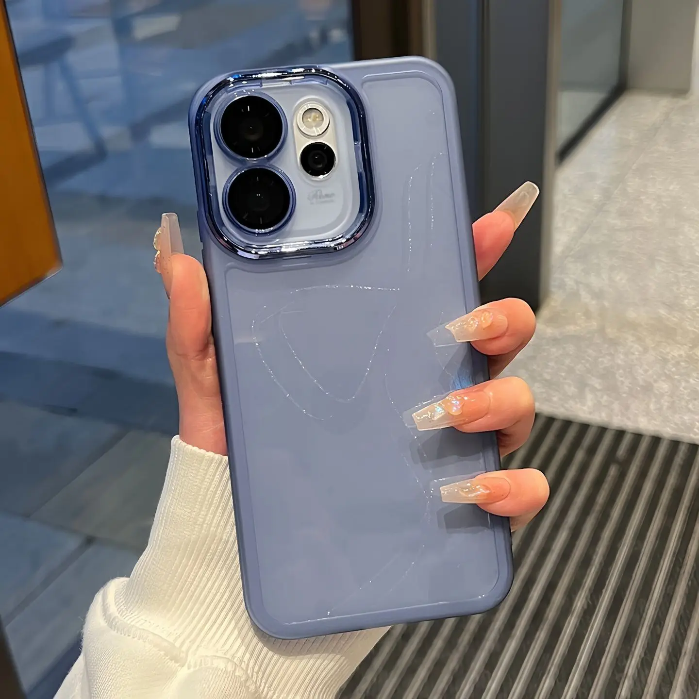 Case For OPPO Reno 15 14F FS Pro Max Simple Solid Color Transparent Frosted Anti-Yellowing TPU Cover For 15FS Shockproof Funda