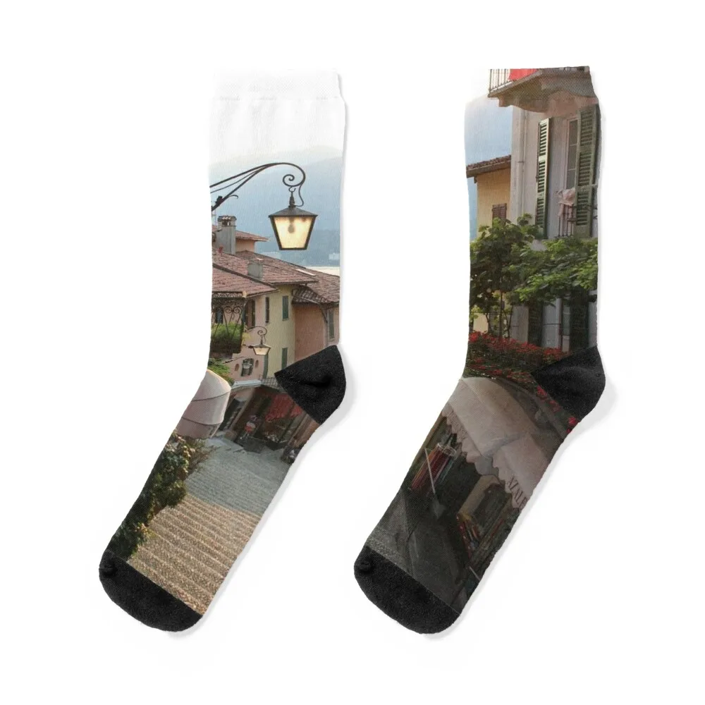 Bellagio Lake Como, Italy Socks sports and leisure New year's Man Socks Women's