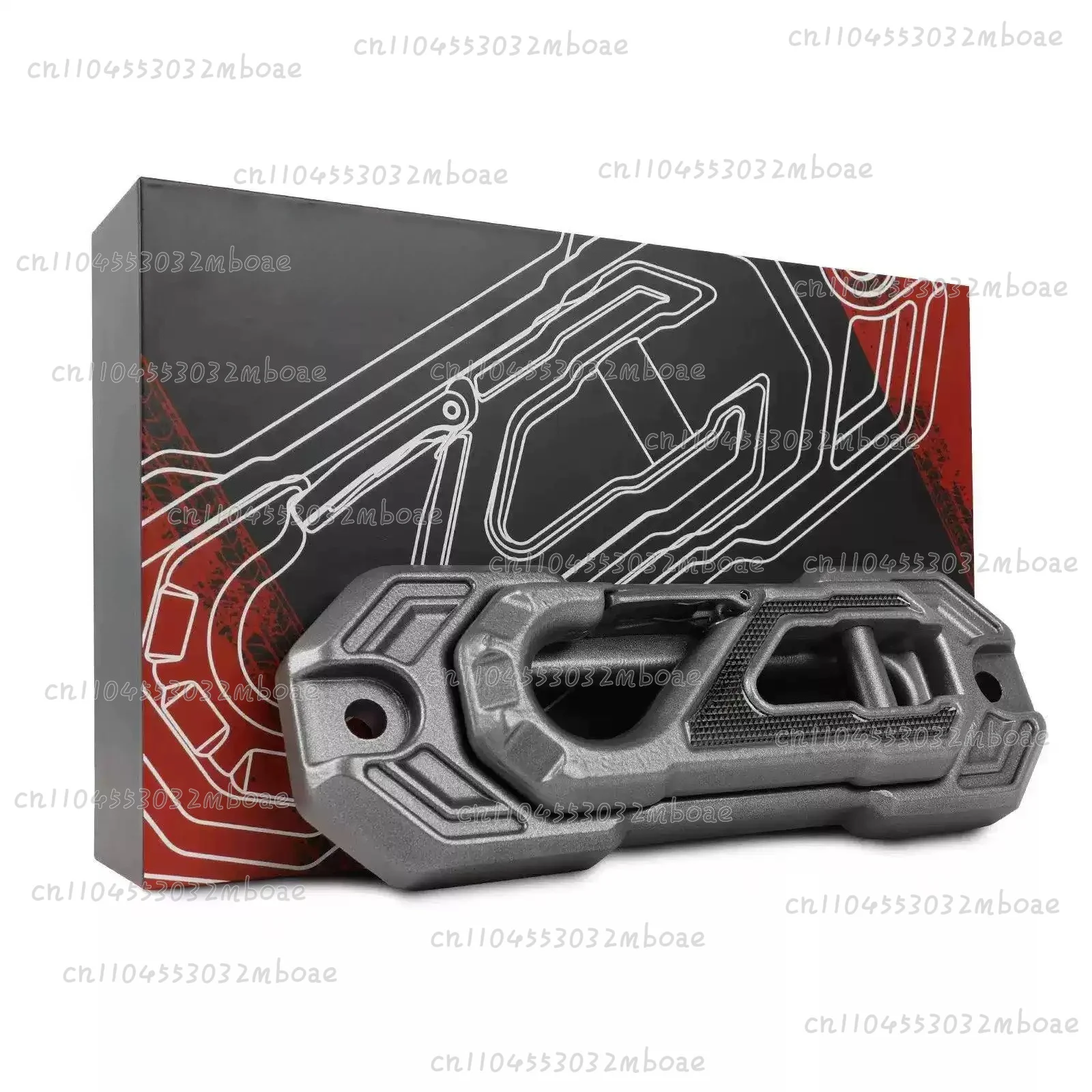 Heavy Duty Winch Rope Fairlead & Trailer Hook Kit for Tank 300 Haval H9 Front Bumper, Off-Road Recovery Cable Guide Accessory