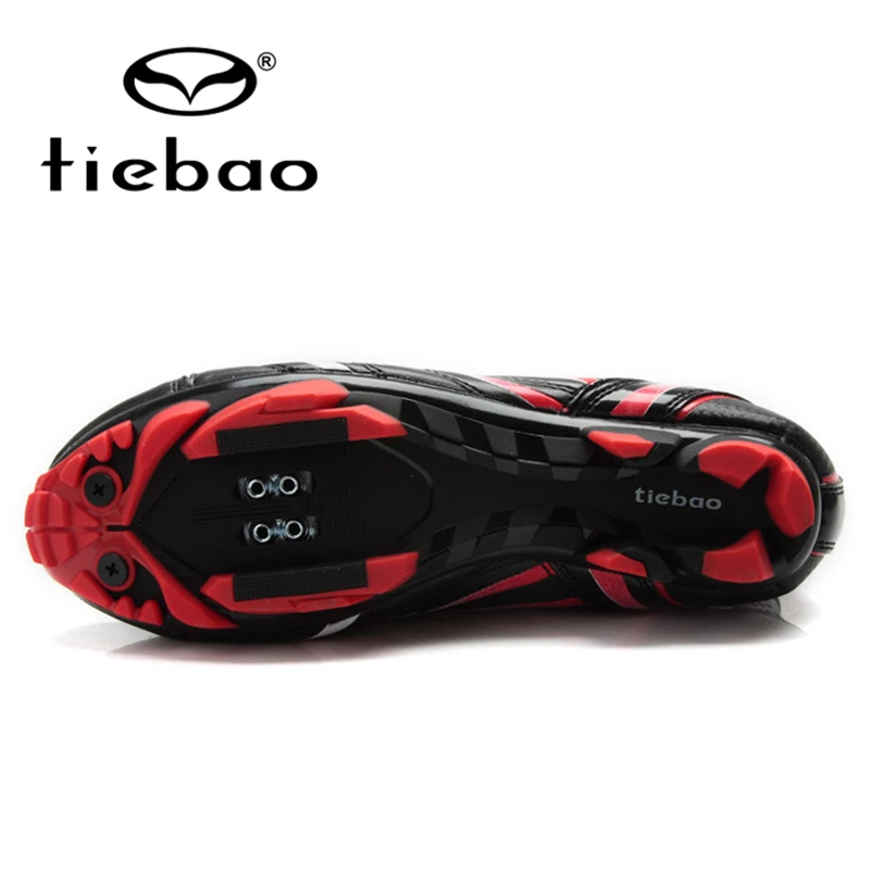 TIEBAO Mtb Shoes Bicycle Cycling Shoes Zapatillas Ciclismo MTB Mountain Bike Racing Shoes Athletic Self-Locking Sneakers Boots