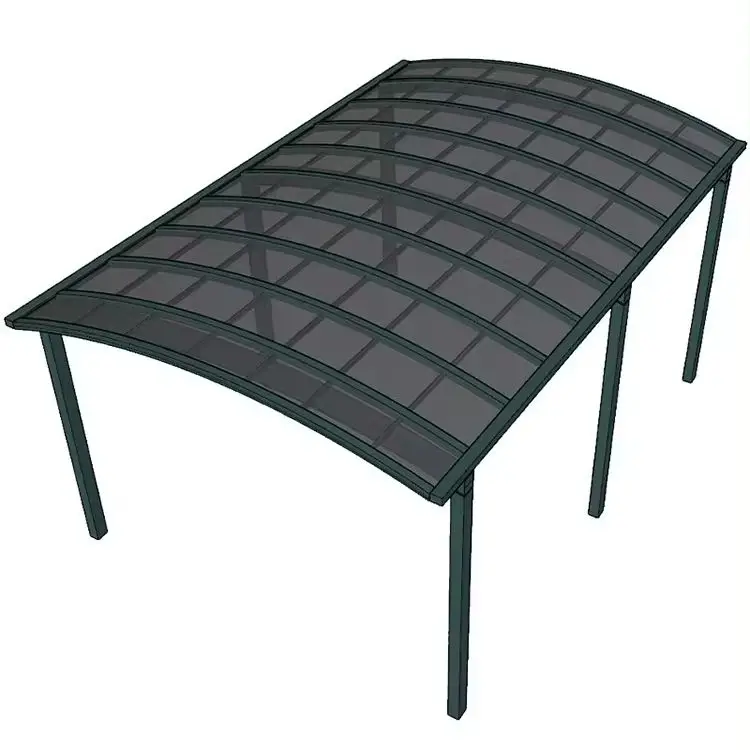 Customization Garages Canopies Carports Aluminium Car Parking Shelte for Residential