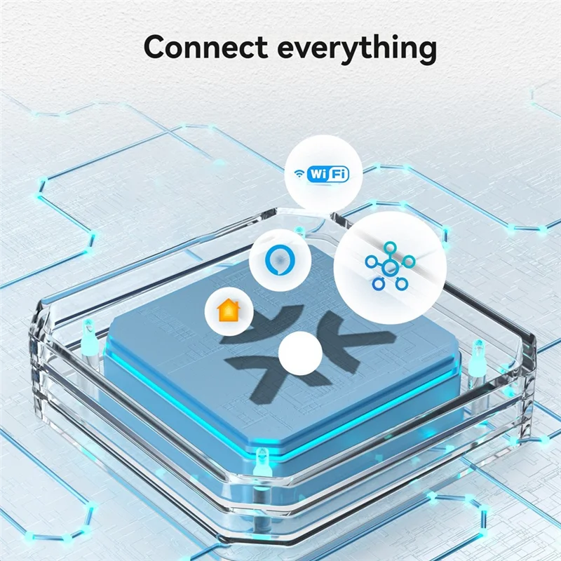 

SUNRI-Tuya Wi-Fi Matter модуль умного переключателя мини-реле таймер голосовое управление приложение дистанционное управление работает с Alexa Google Home