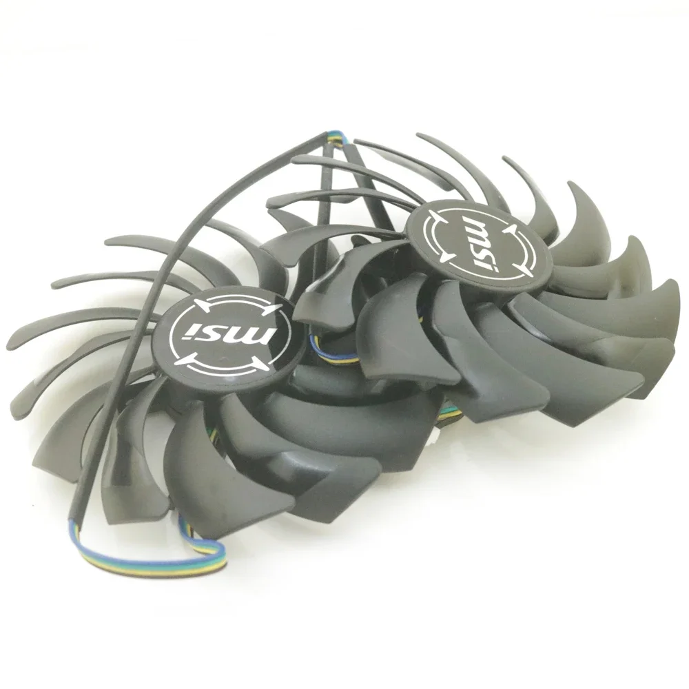 Free Shipping 2pcs/lot PLD10010S12HH DC12V 0.40A 95mm 4Pin For MSI RX590 RX580 RX570 8GB ARMOR OC Graphics Card Fan