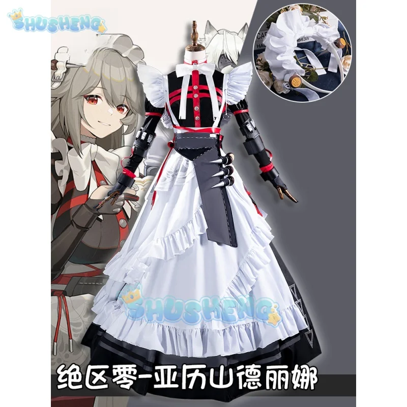 

Zenless Zone Zero cos Lina Victoria Maid cosplay Anime Game Costume Female